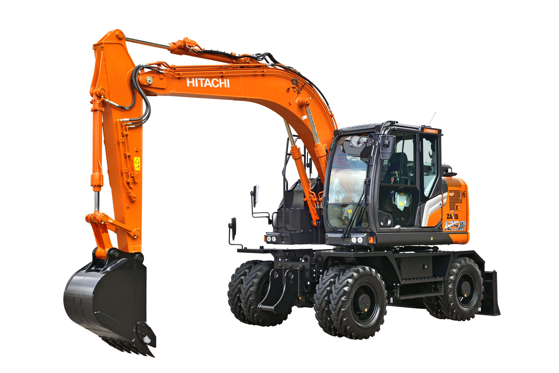 ホイール式油圧ショベルZX125W-7の受注を開始 - Hitachi Construction